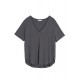 Basic Curpo “V” Neck Top Shirts